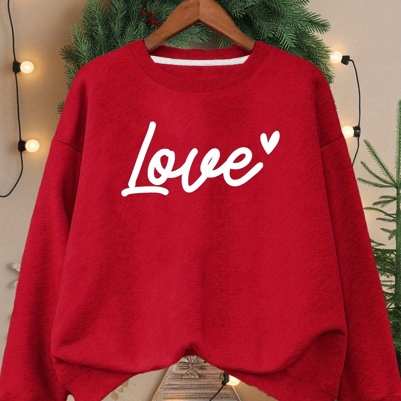 LOVE women's plus size sweatshirt