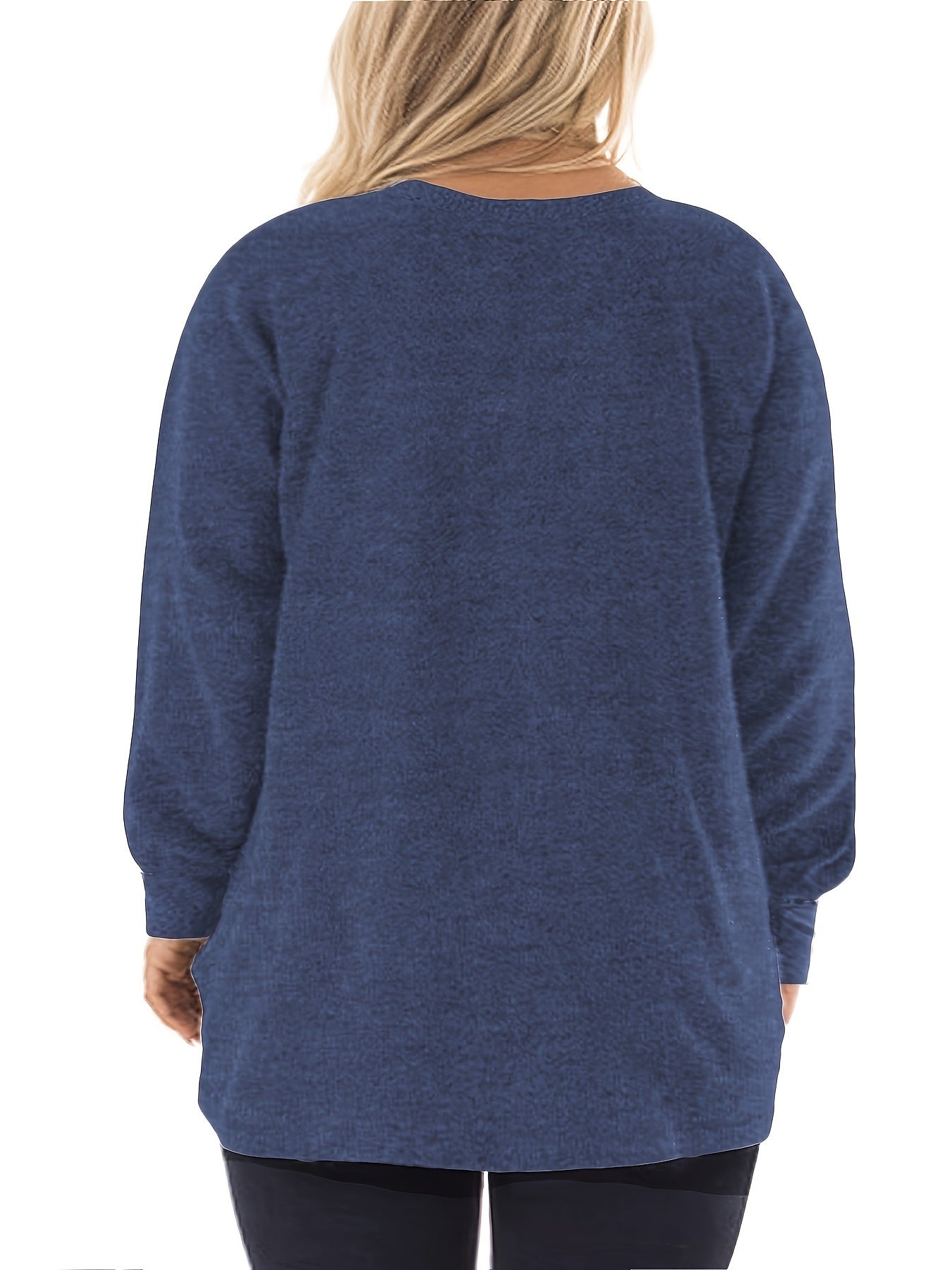 Olivia Plus Size Color Block Sweatshirt