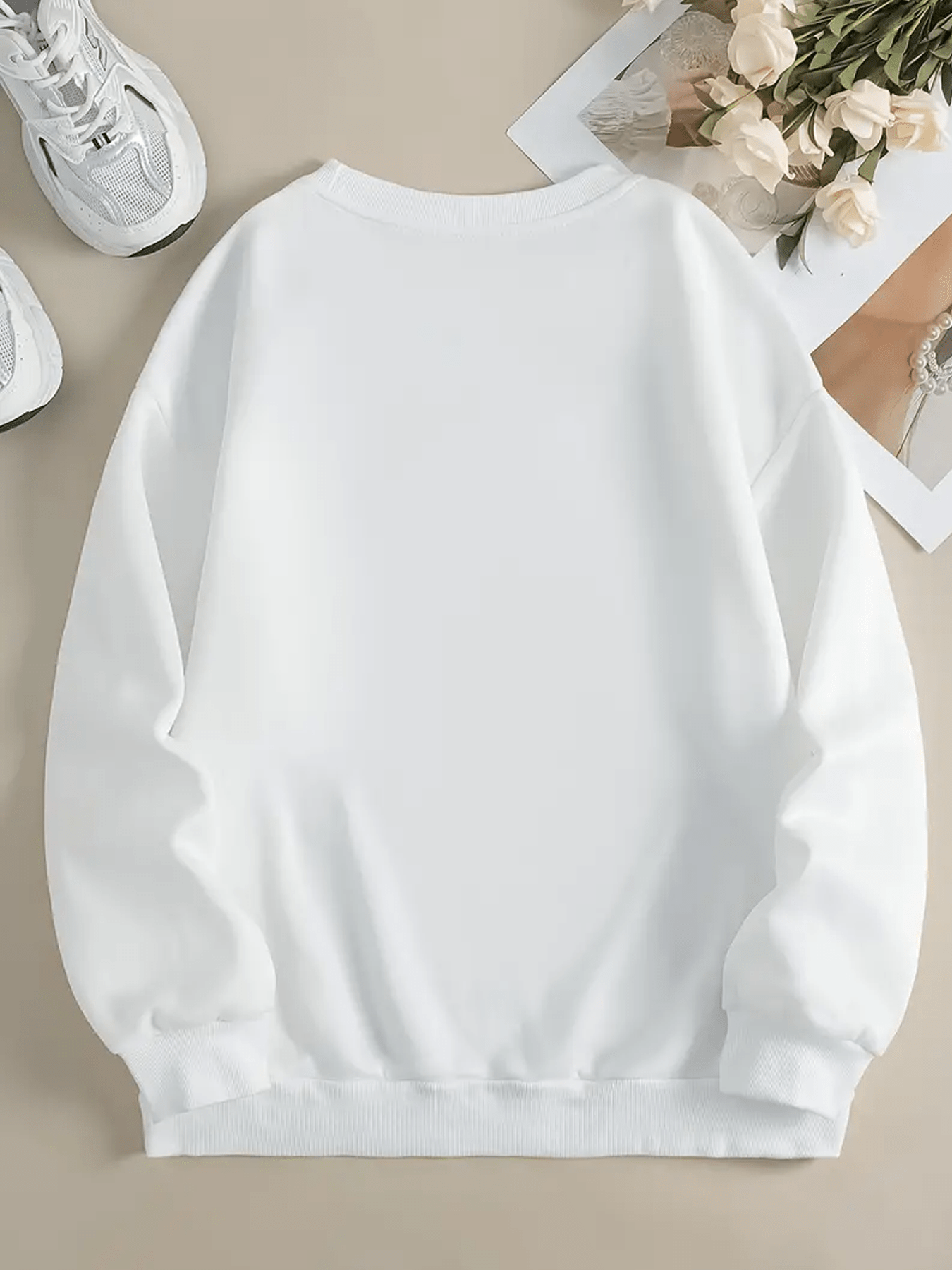 Plus Size Comfy & Breathable Round Neck Sweatshirt