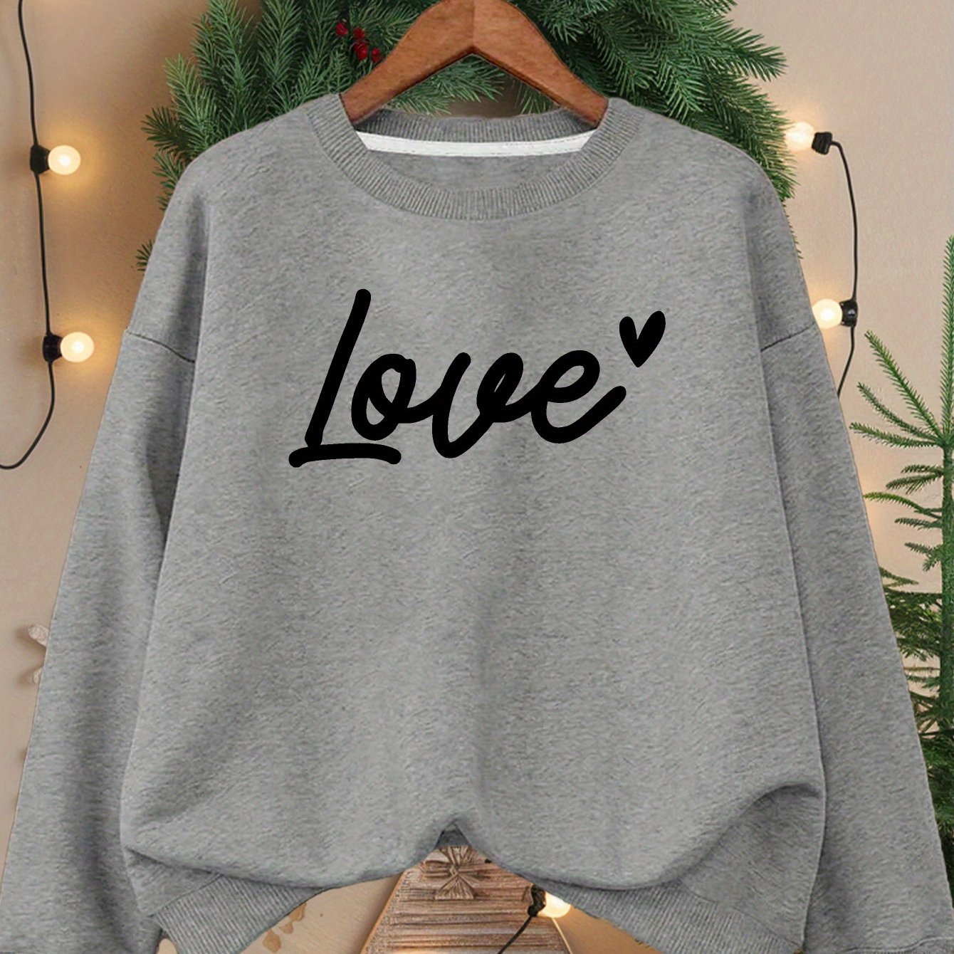 LOVE women's plus size sweatshirt