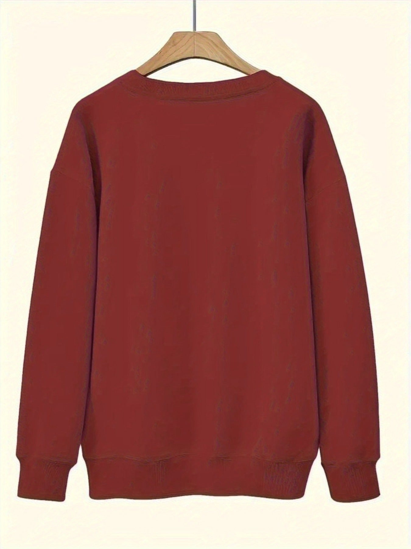 Amelia Plus Size Heart Print Sweatshirt