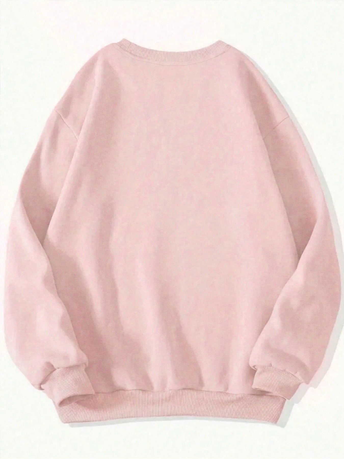 Amelia Plus Size Heart Print Sweatshirt