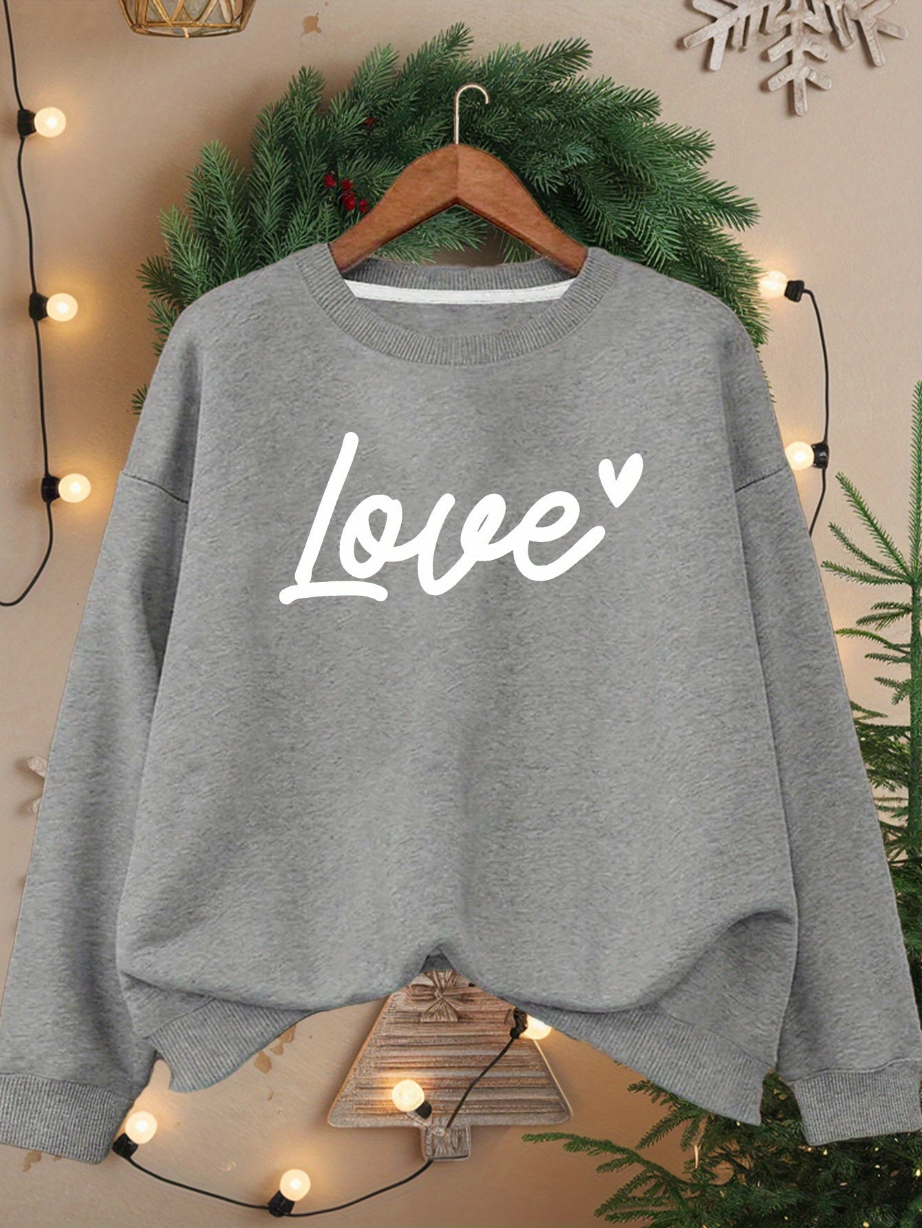 LOVE women's plus size sweatshirt