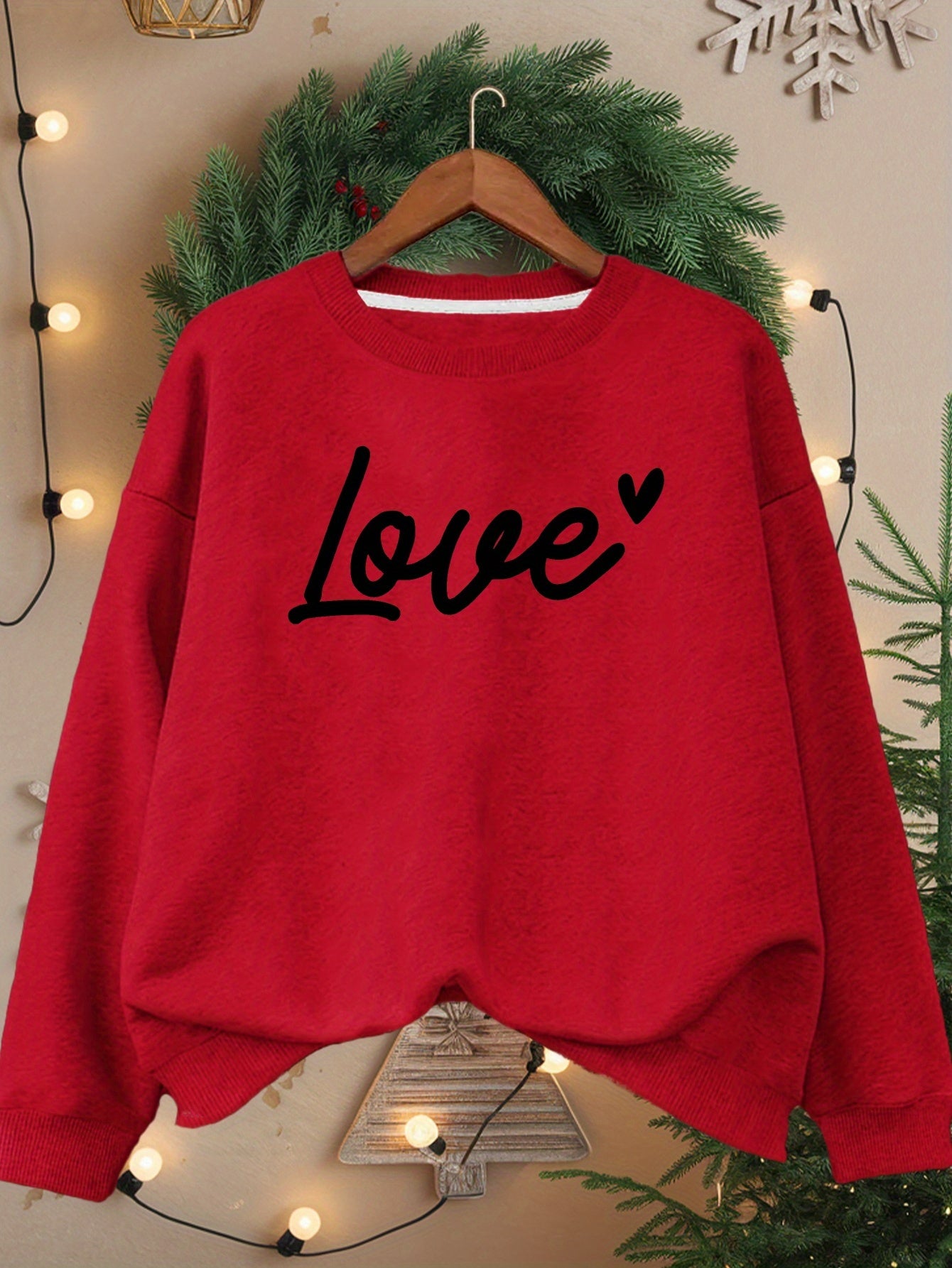LOVE women's plus size sweatshirt