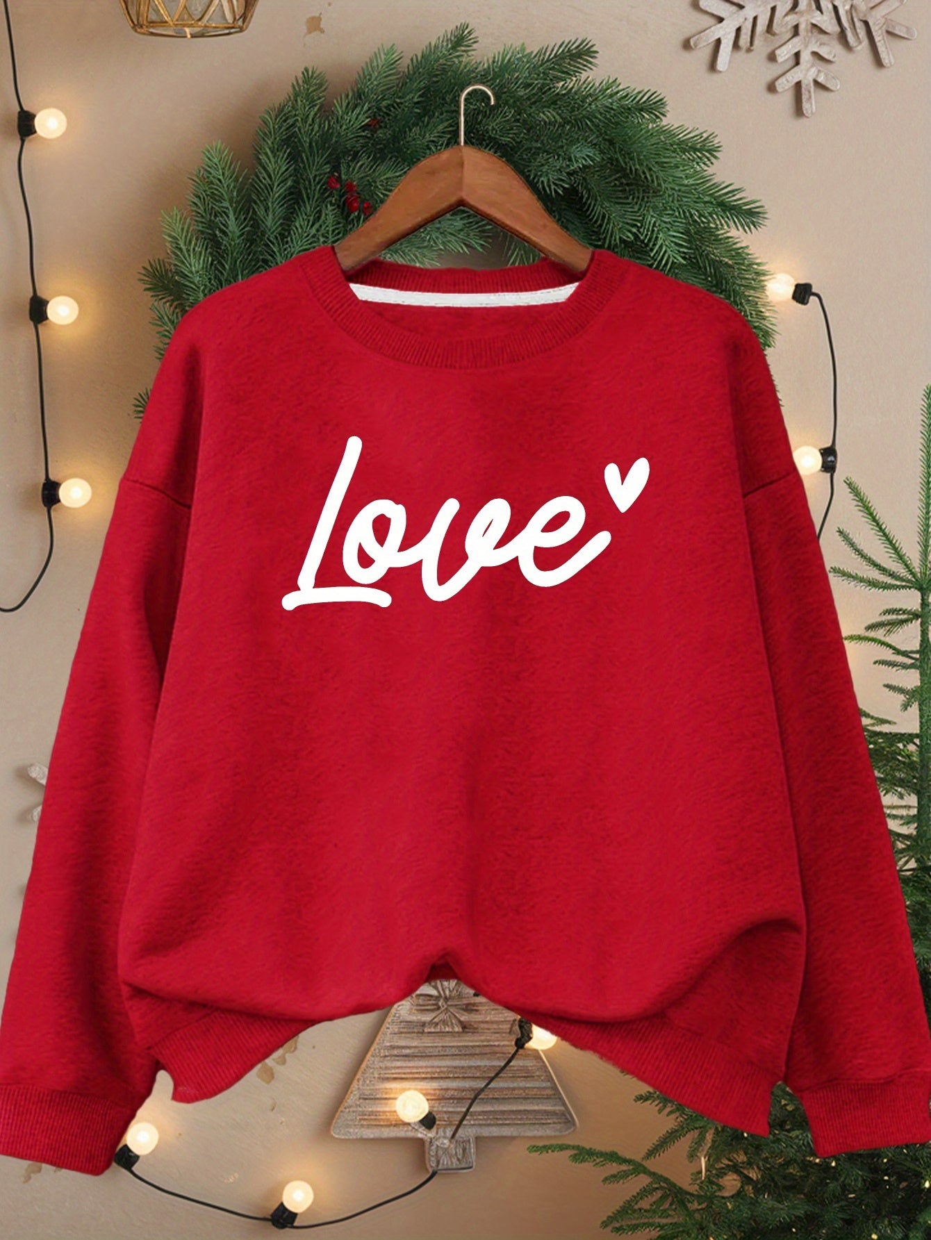 LOVE women's plus size sweatshirt