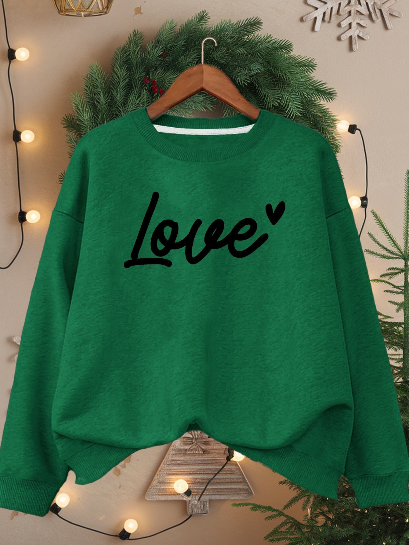 LOVE women's plus size sweatshirt