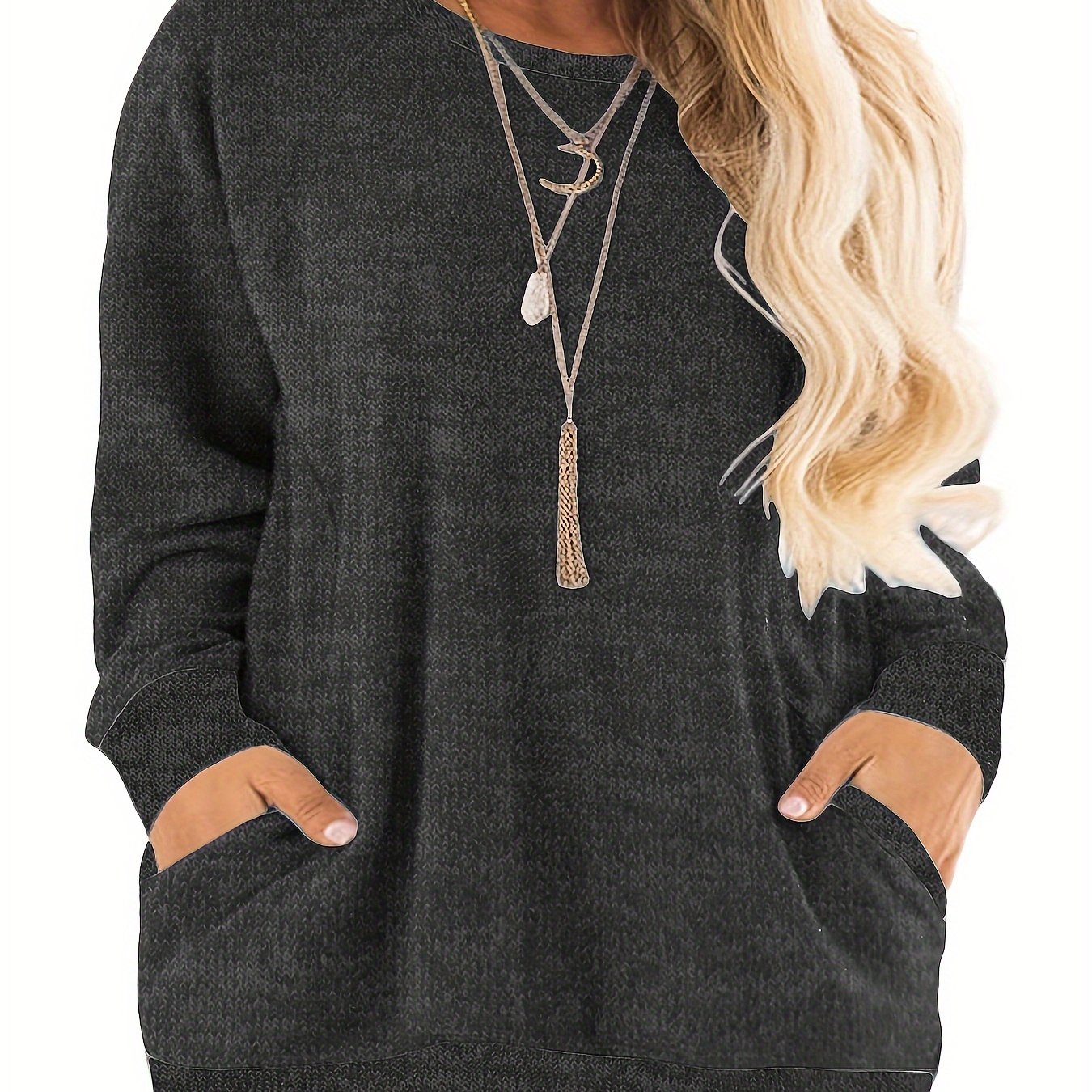 Olivia Plus Size Color Block Sweatshirt