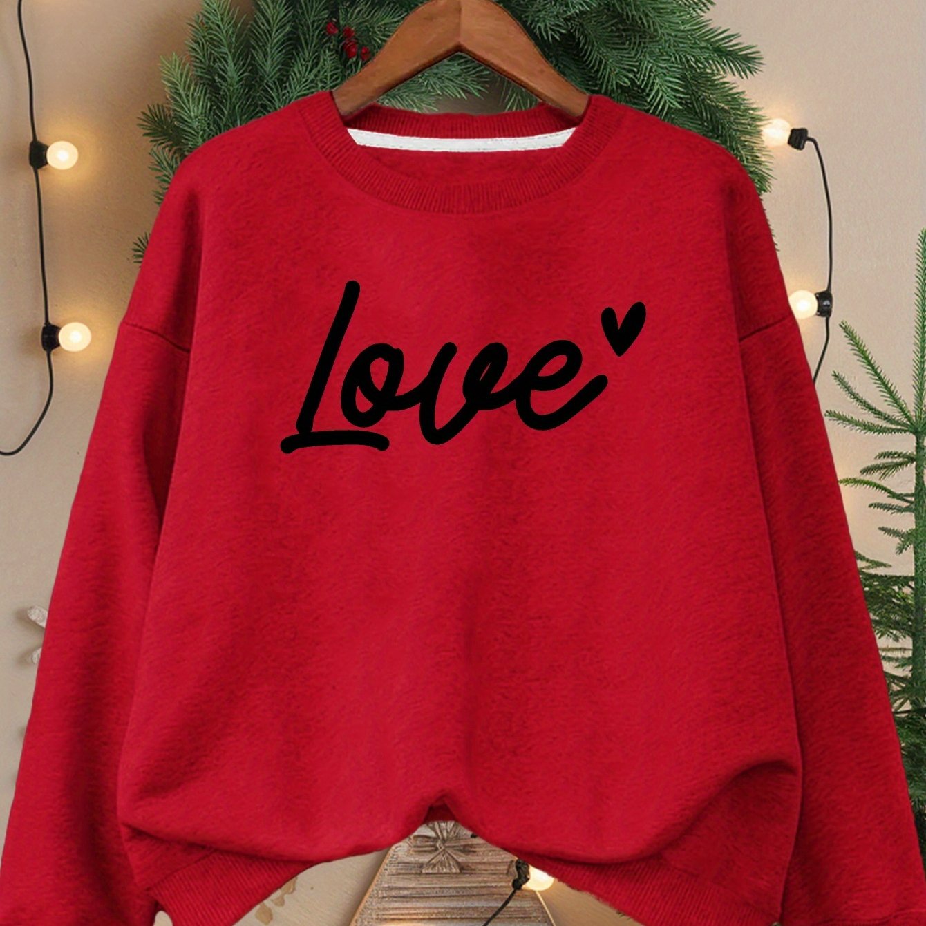 LOVE women's plus size sweatshirt