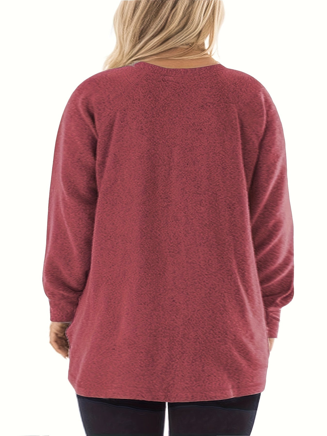 Olivia Plus Size Color Block Sweatshirt