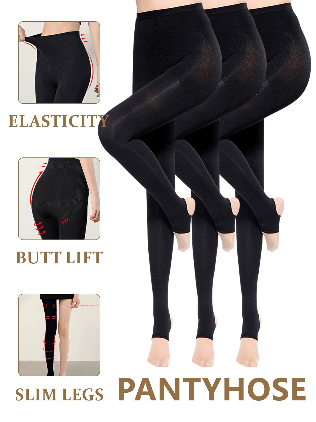 3pcs Set Autumn/Winter Compression Leggings