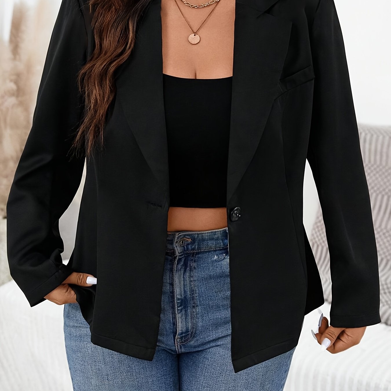 Isabelle Elegant Plus Size French Fashion Jacket