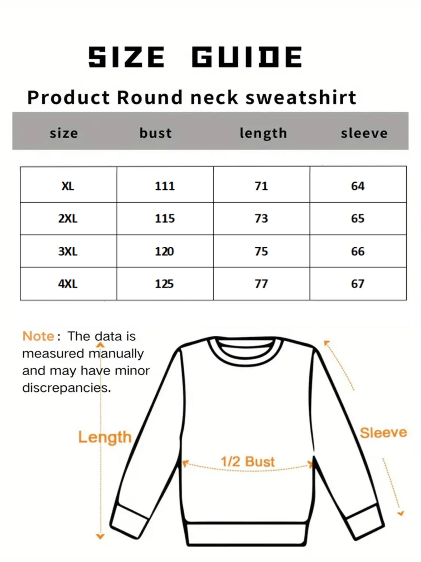 Plus Size Comfy & Breathable Round Neck Sweatshirt