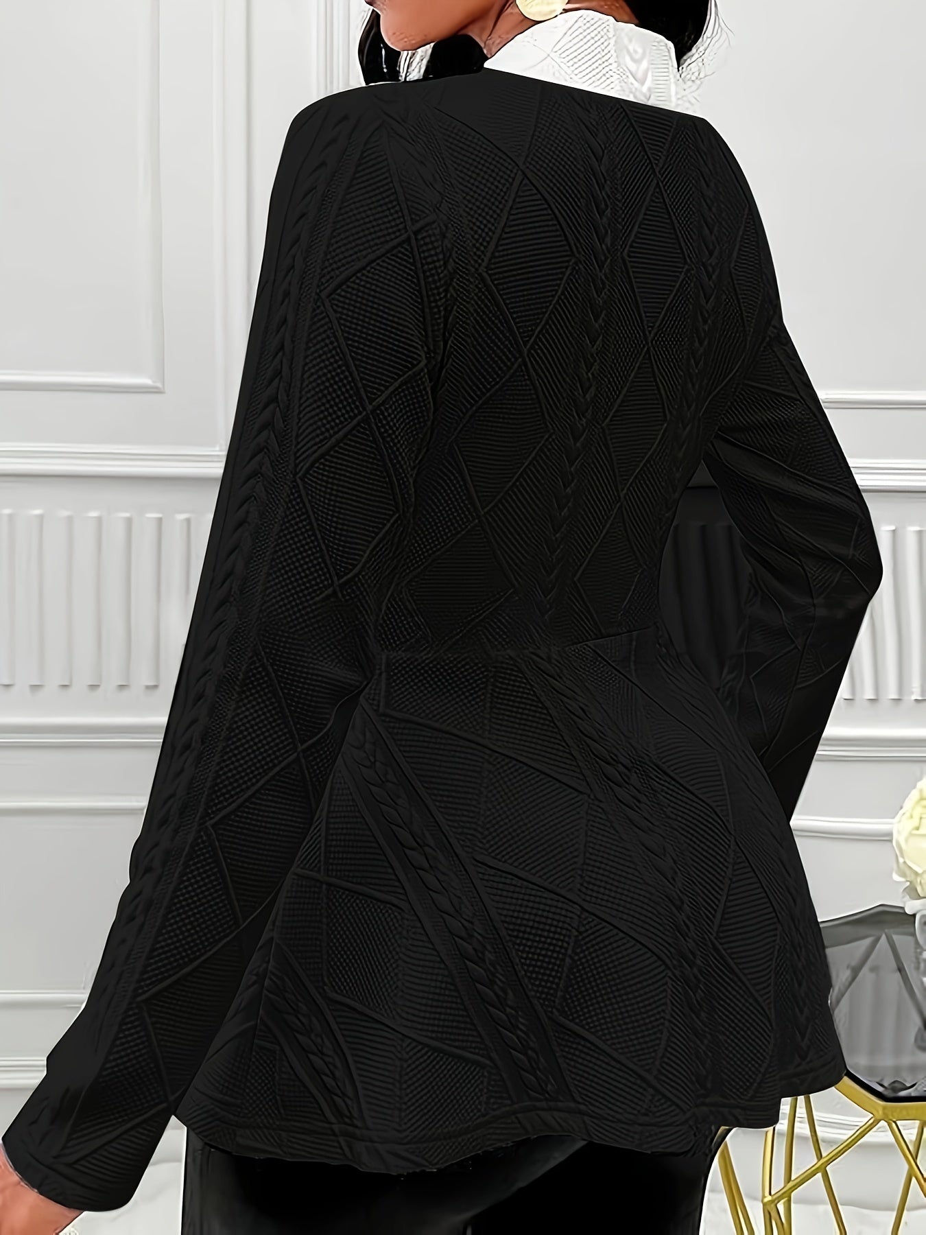 Vivienne Plus Size Color Block Blazer