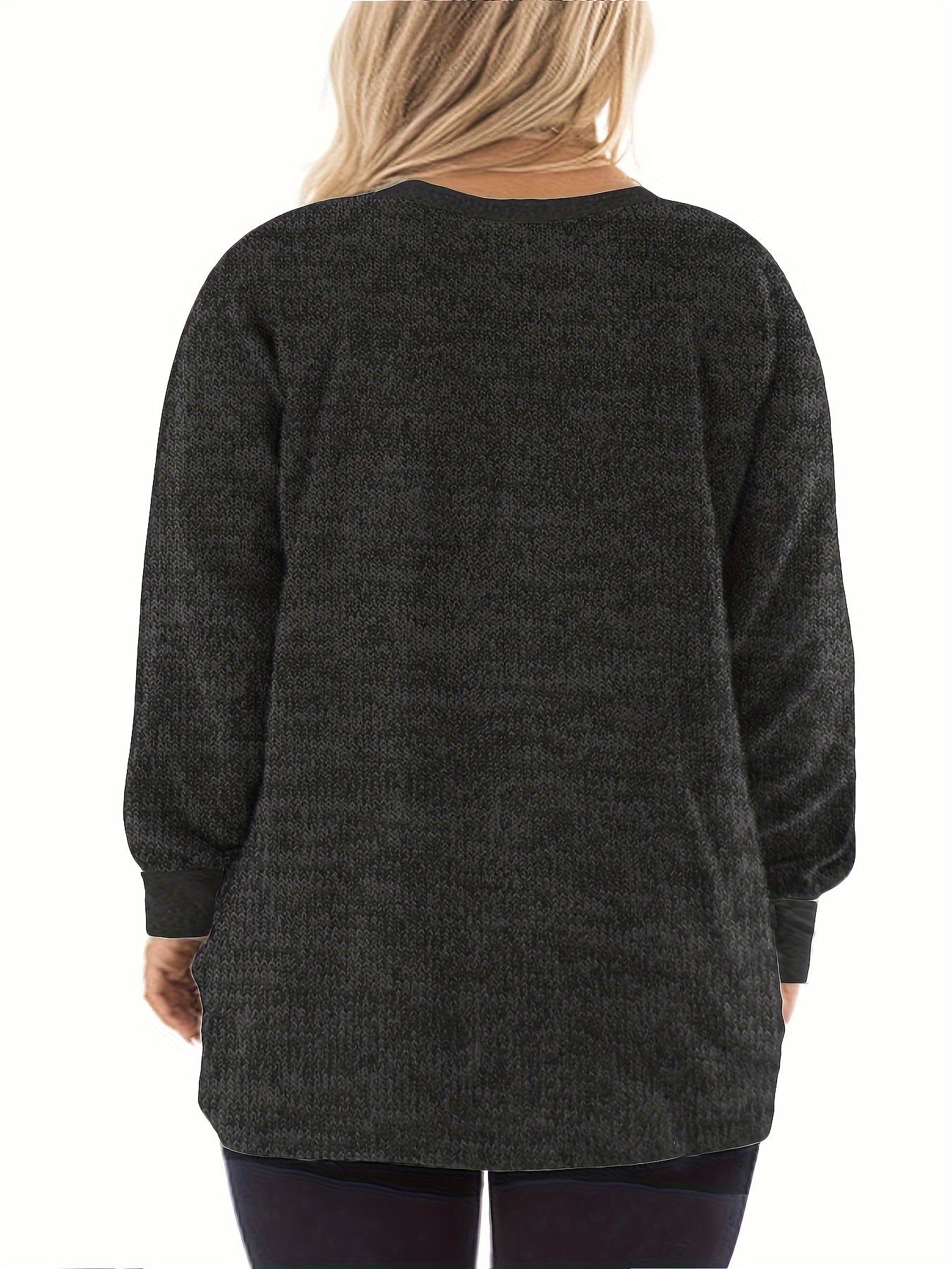 Olivia Plus Size Color Block Sweatshirt