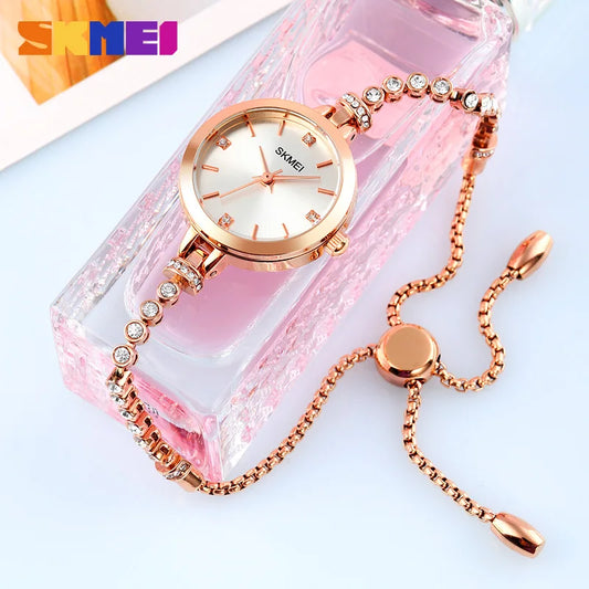 Luxury Isla Luxe Crystal Watch Original Brand SKMEI