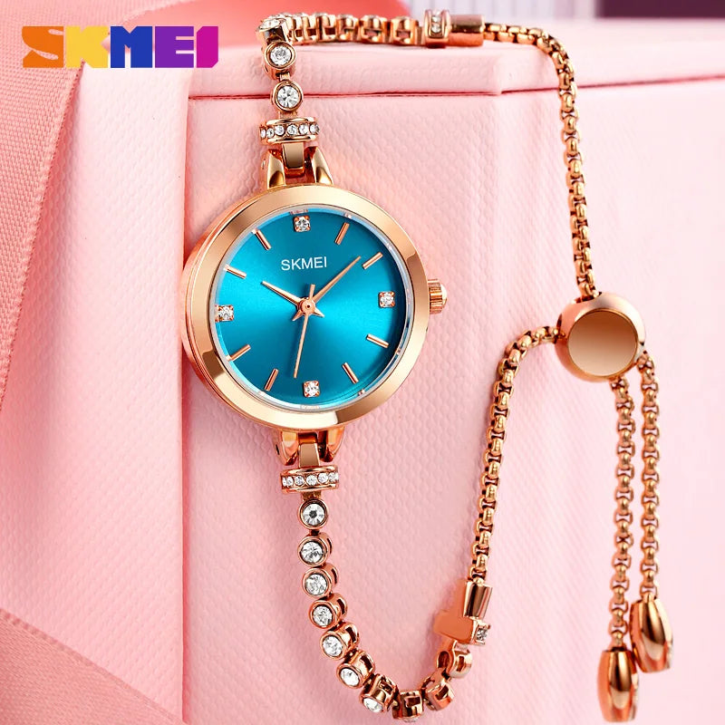 Luxury Isla Luxe Crystal Watch Original Brand SKMEI