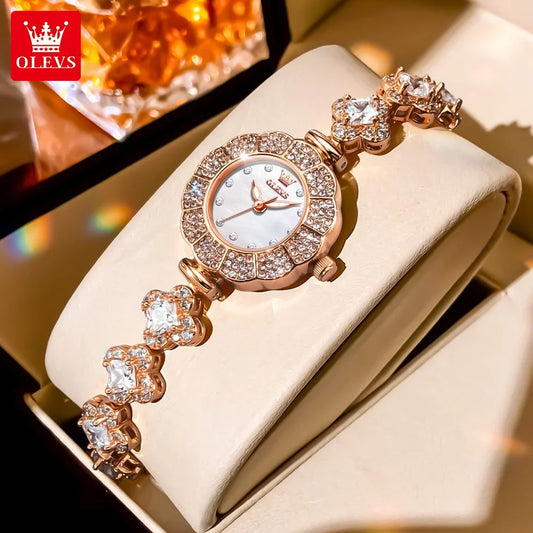 Lily Rose Gold Diamond Watch From OLEVS