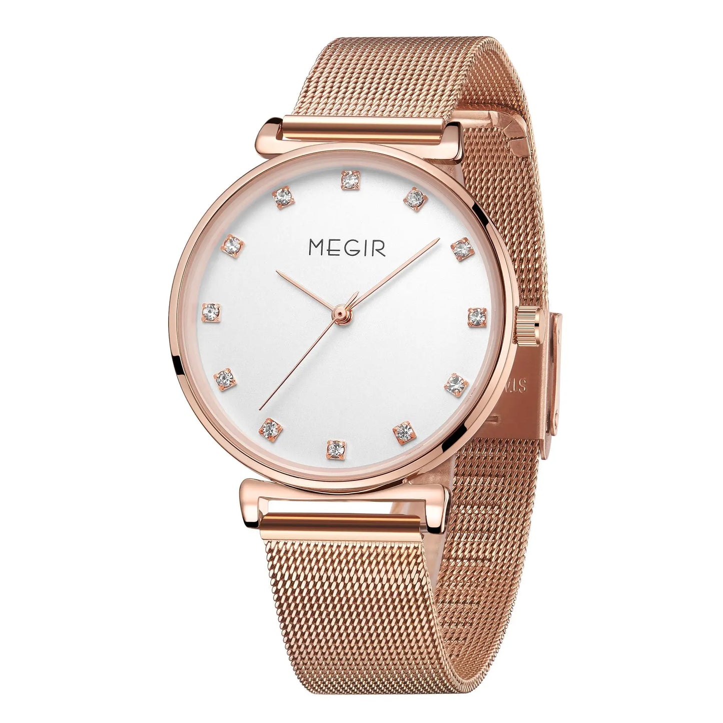 Olivia Mesh Luxury Watch From MEGIR