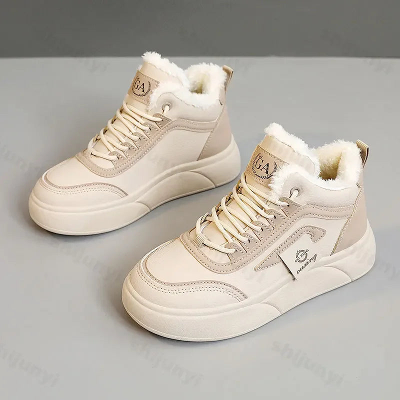 Plush High Top Winter Sneakers