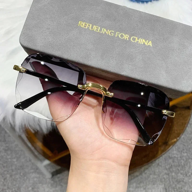Lena Luxury Frameless Sunglasses