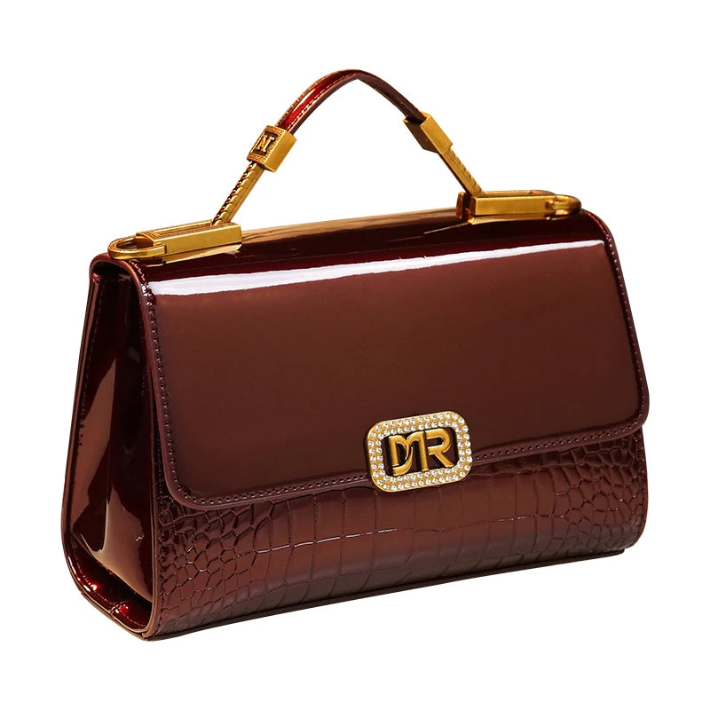 Luxury Casual Leather Women's Crossbody Bag – Small Square Shoulder Bag