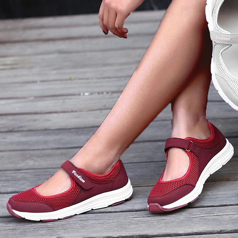 Comfy Slip-On Flats - Women’s Casual Sneakers