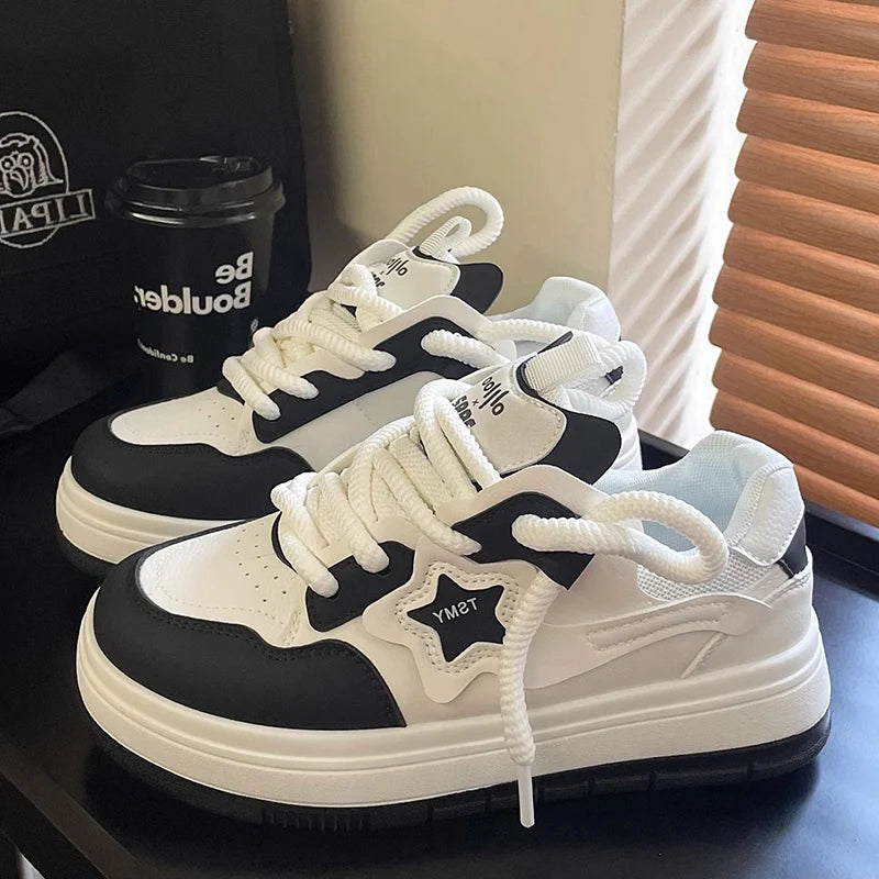 Star Platform Sneakers - Running & Tennis Style