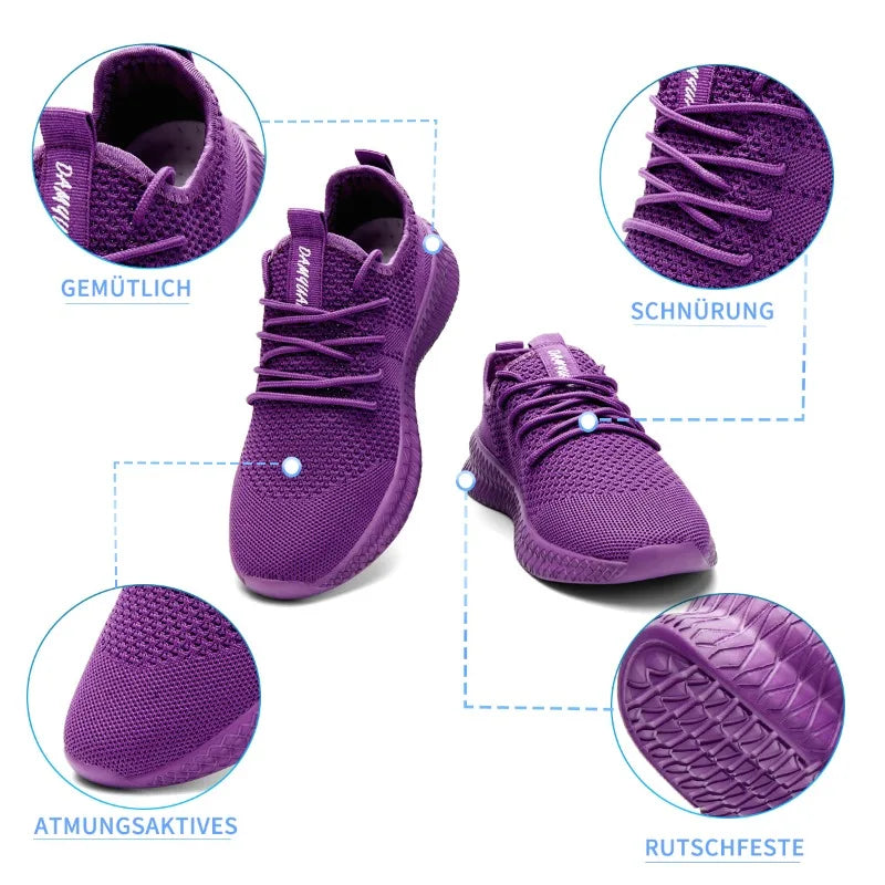 Mesh Walking Sneakers - Comfortable & Breathable