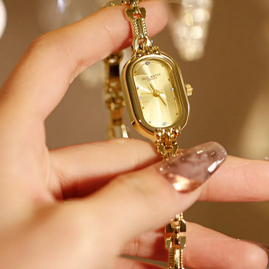 Sophia Gold Oval Watch