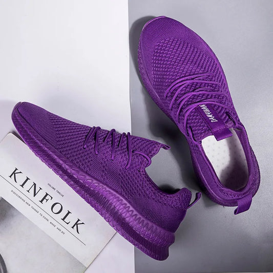 Mesh Walking Sneakers - Comfortable & Breathable
