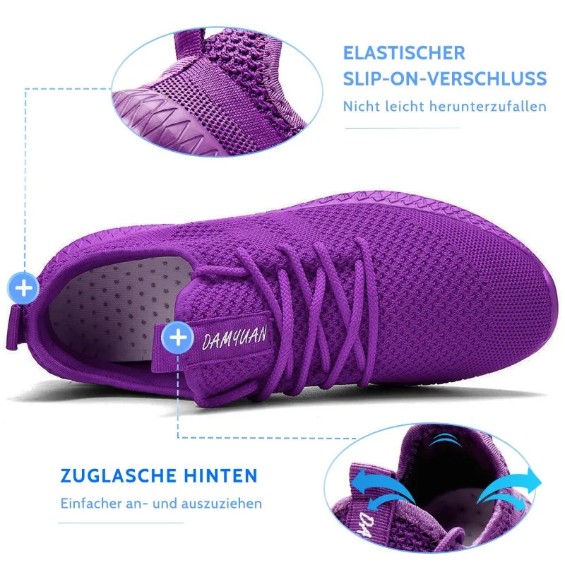 Mesh Walking Sneakers - Comfortable & Breathable
