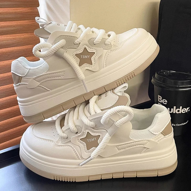 Star Platform Sneakers - Running & Tennis Style