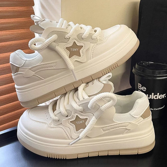 Star Platform Sneakers - Running & Tennis Style