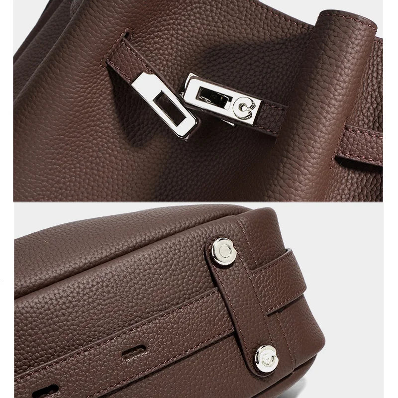 Sarah’s Genuine Leather Shoulder Bag
