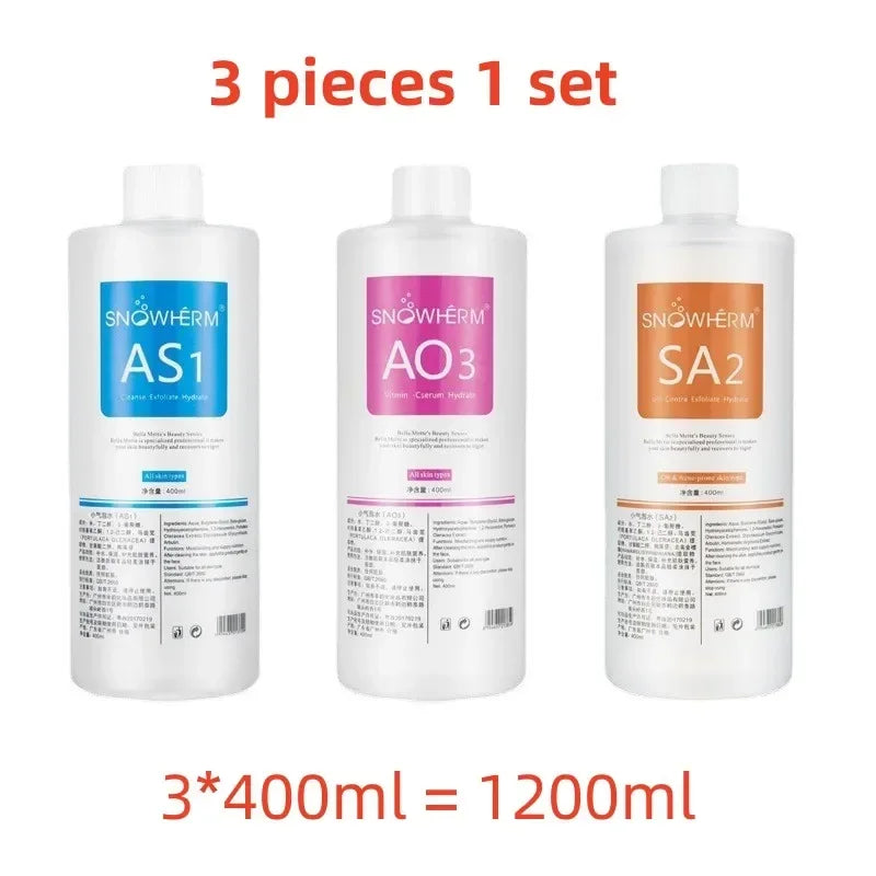 Deep Cleaning & Dermabrasion Face Serum – 3-Pc Aqua Peel Solution Set