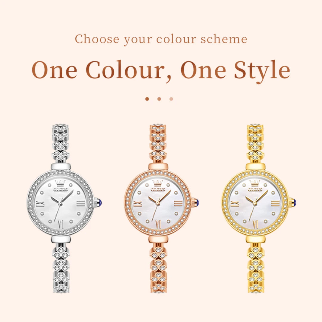 Luna OLEVS Quartz Stainless Steel Watch