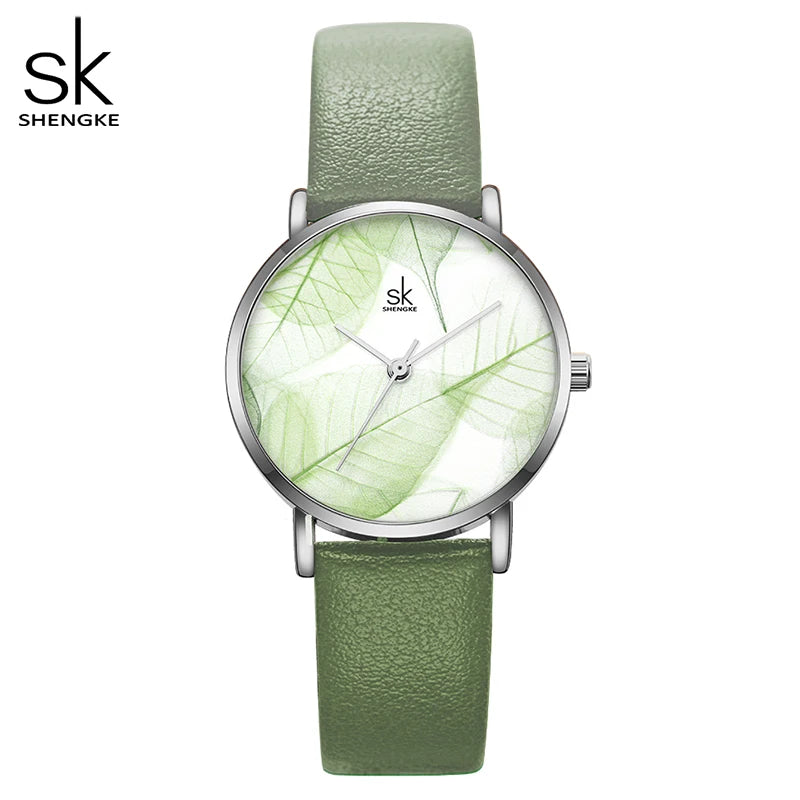 Lily Ultra Thin Green Watch