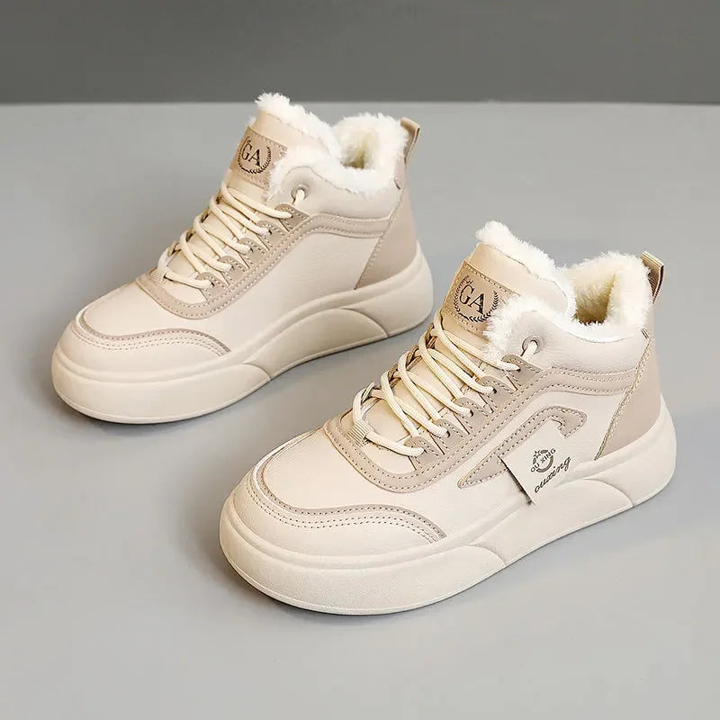 Plush High Top Winter Sneakers