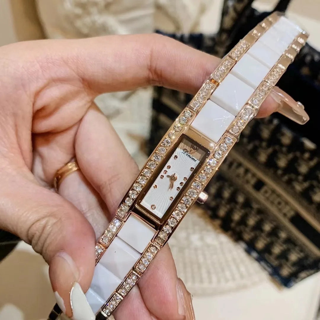 Isabella Crystal Ceramic Watch