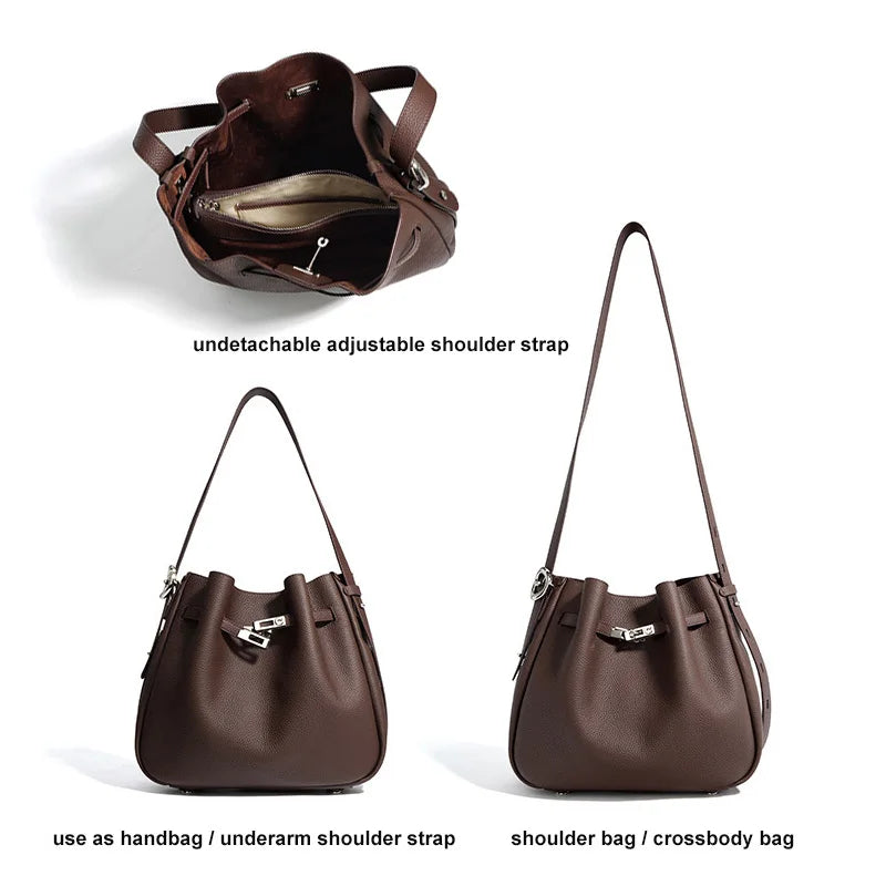 Sarah’s Genuine Leather Shoulder Bag