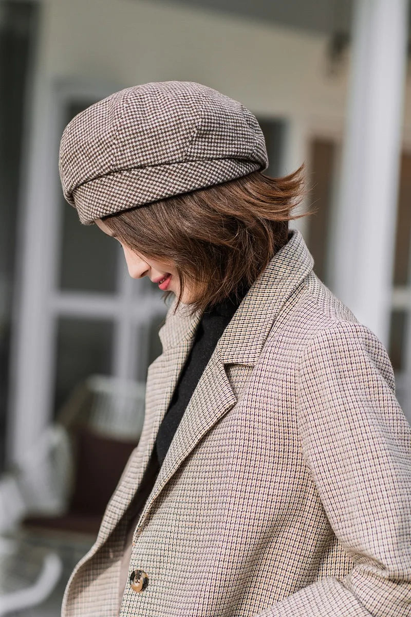 Ella Plaid Beret