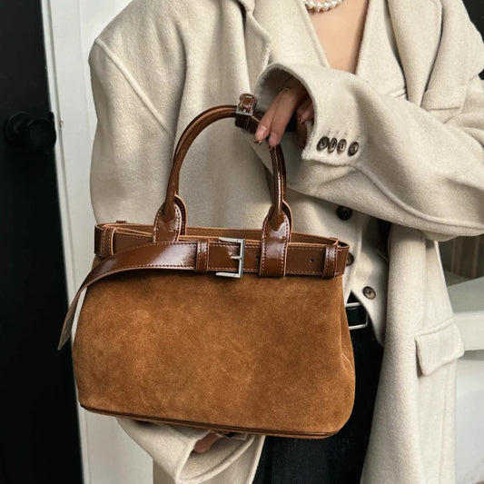 Olivia Motingsome Warm Winter Suede Bag