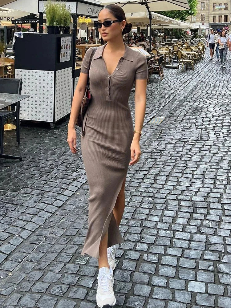 Elegant Body-Shaping Street Robe