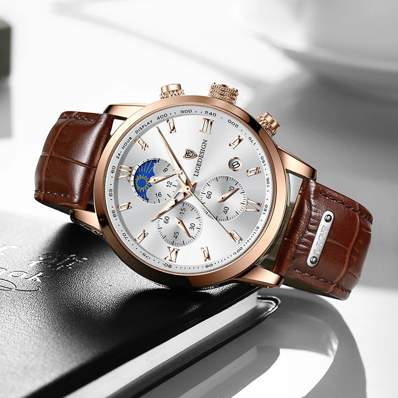 Ella LIGE Moon Phase Watch
