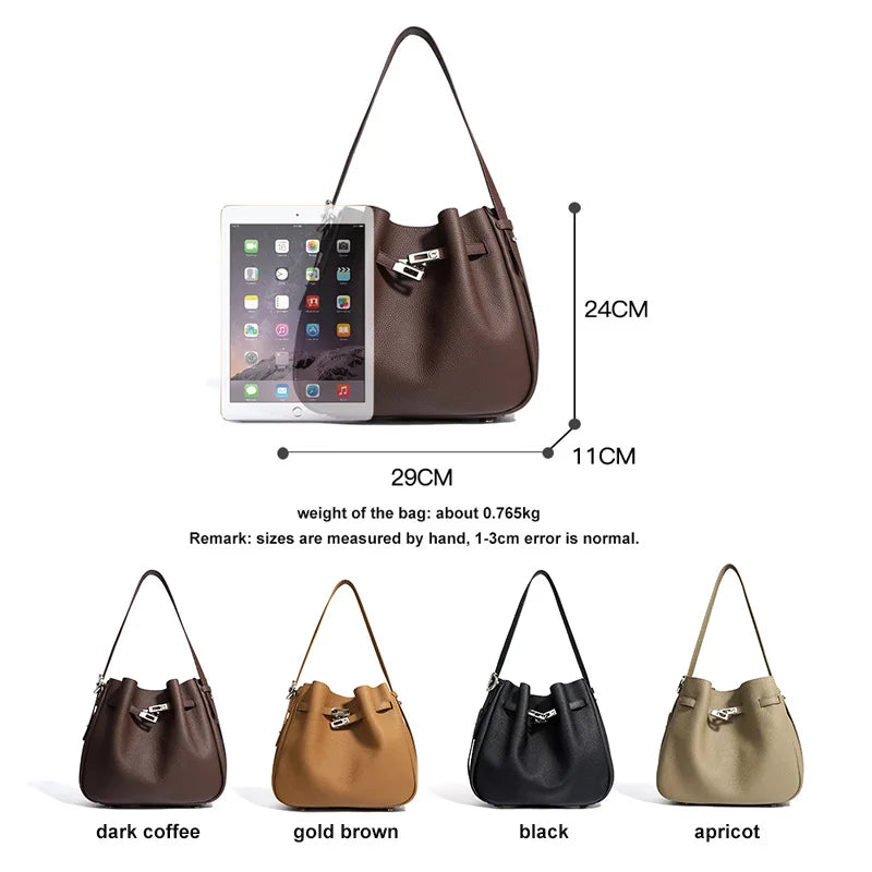 Sarah’s Genuine Leather Shoulder Bag