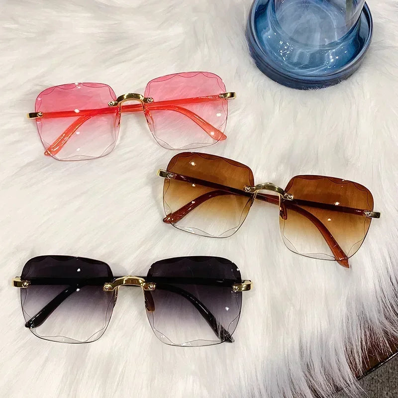 Lena Luxury Frameless Sunglasses