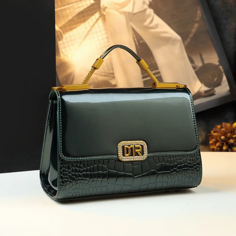 Luxury Casual Leather Women's Crossbody Bag – Small Square Shoulder Bag