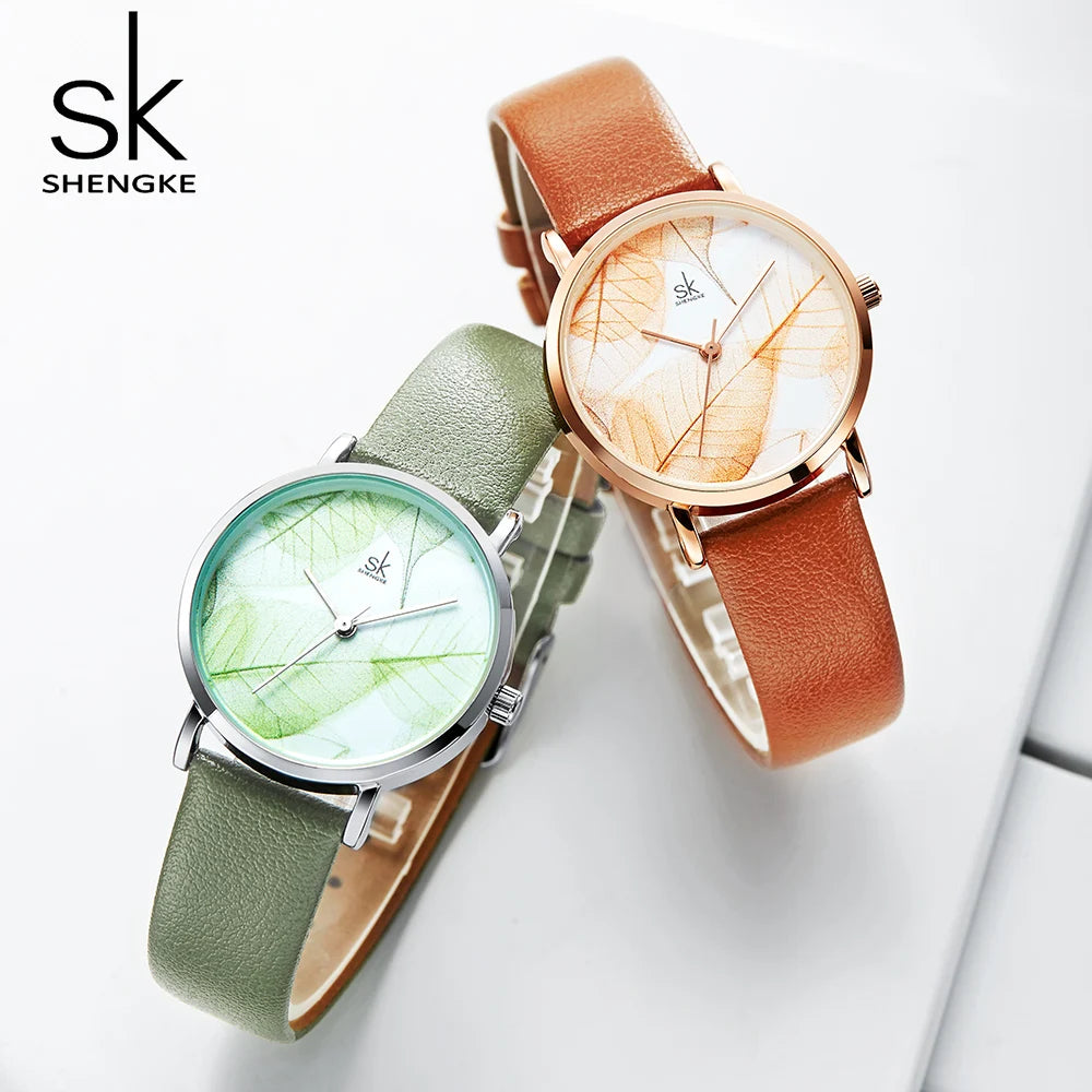 Lily Ultra Thin Green Watch