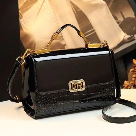 Luxury Casual Leather Women's Crossbody Bag – Small Square Shoulder Bag