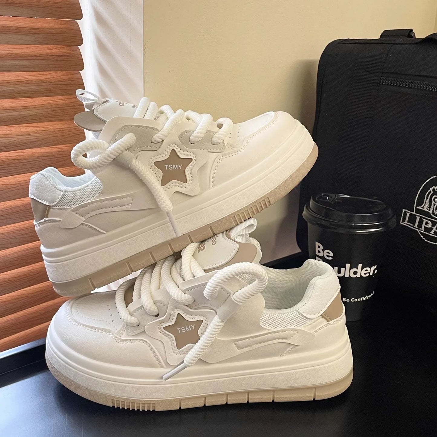 Star Platform Sneakers - Running & Tennis Style